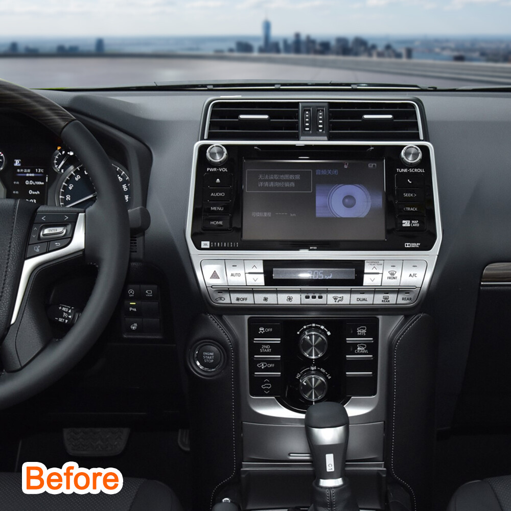 10.1″HD Car Video Player for TOYOTA PRADO 2018+ GPS Carplay SWC WiFi DSP BT AHD