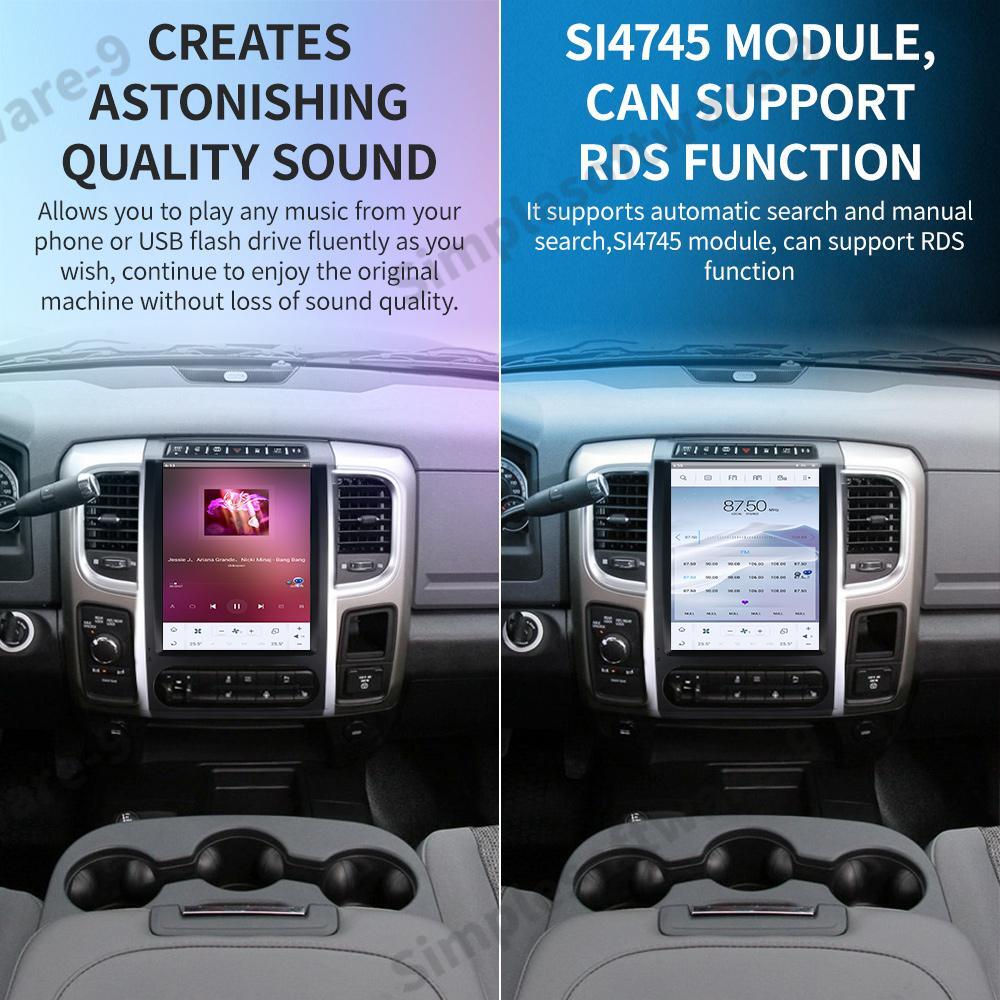 12.1″ For Dodge Ram 2013-2019 ​car Gps Navigation Stereo Radio 8g+128g Android11