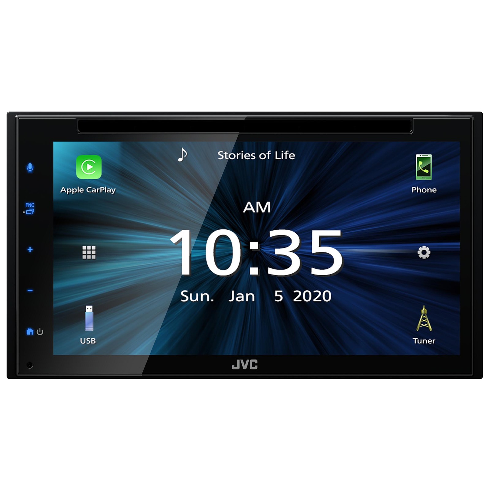 JVC KW-V660BT Receiver 6.8″ Monitor / CarPlay / Android Auto