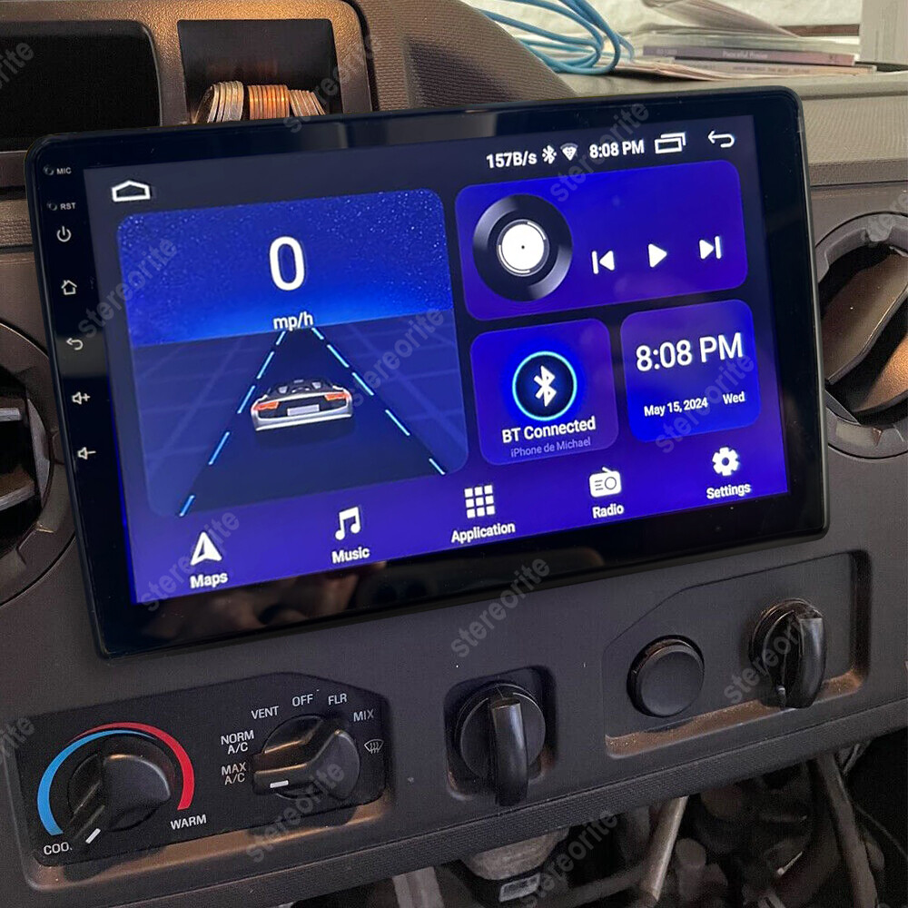 10″ For 2009-2014 Ford E-350 Super Duty Carplay Android 13 Car Stereo Radio GPS