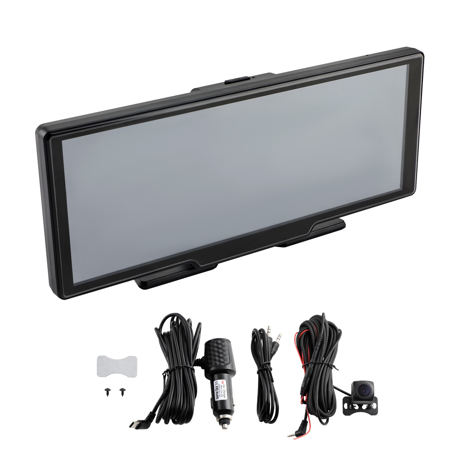 Car DVD Player for Truck Van CarPlay 12-24V Android Auto IPS Touchscreen DVR