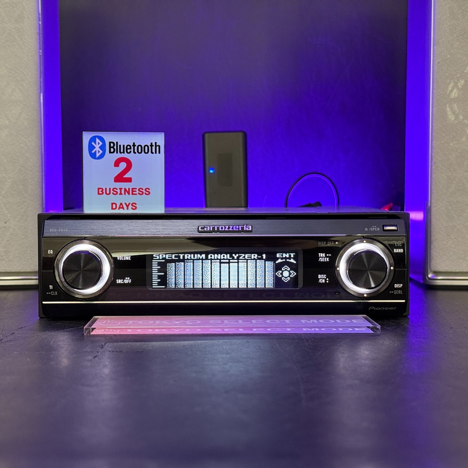 Pioneer Carrozzeria DEH-P940 CD Player DSP SFC AUX 1DIN Added BT Tested In Stock