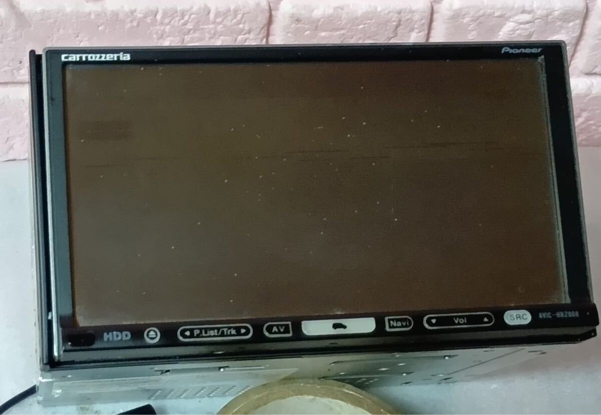 Carrozzeria AVIC-HRZ008 HDD Navigation Map 2007 Built-in terrestrial digital TV