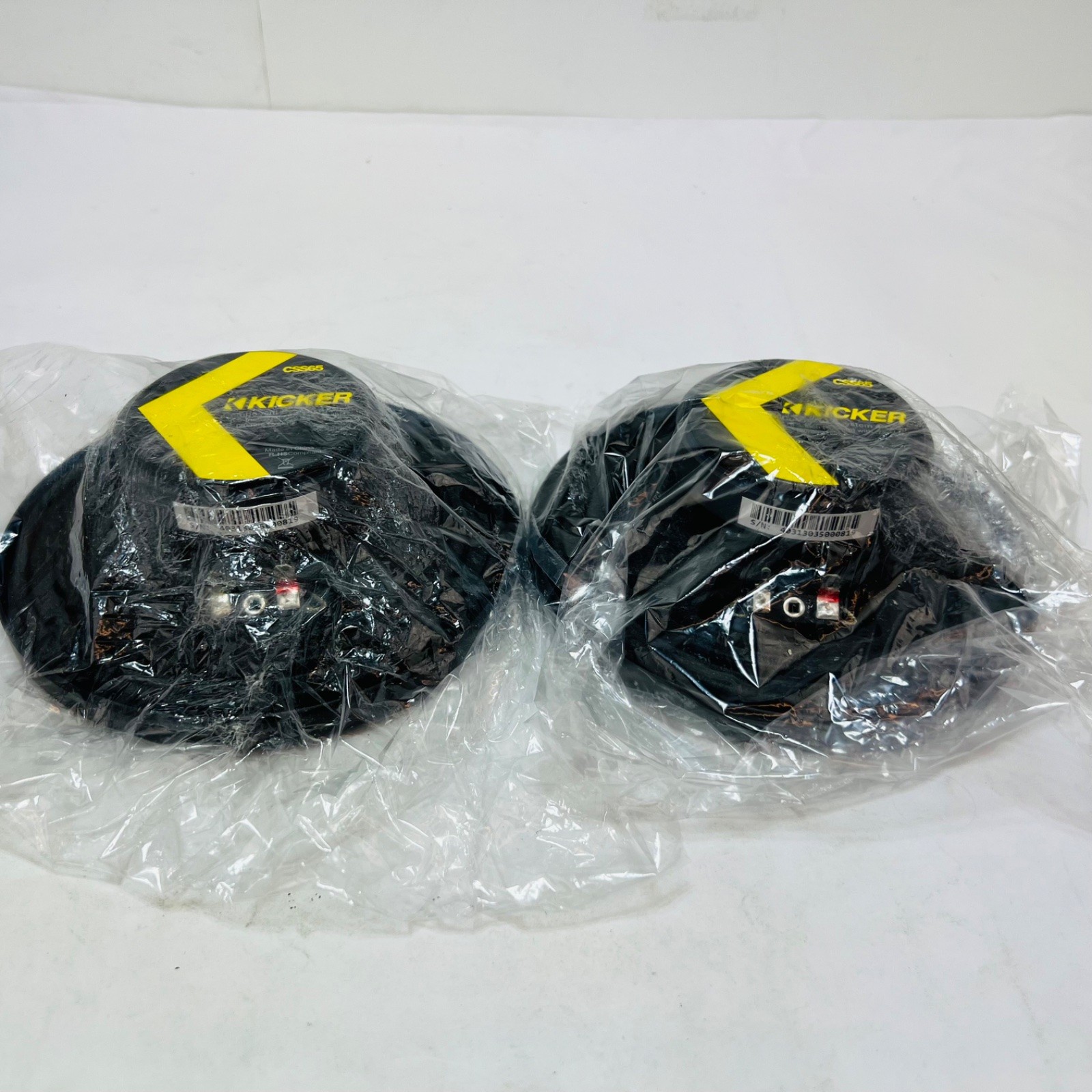 Kicker 46CSS654 CS Series 6.5″ Component Speaker System, 300W MAX, 4-Ohm