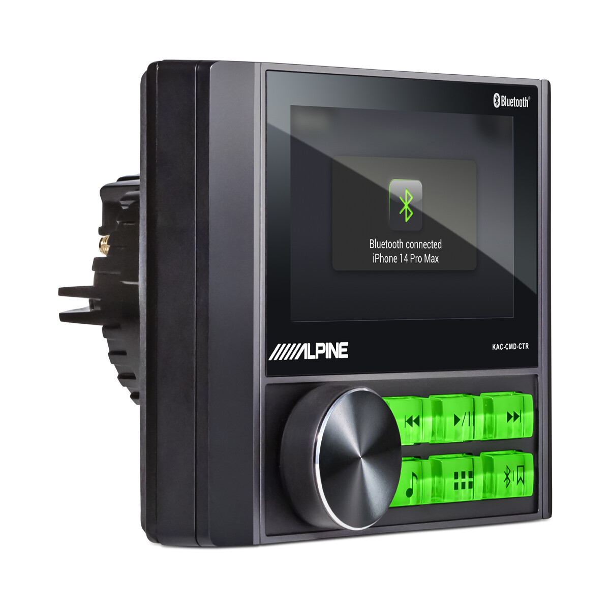 Alpine KAC-CMD-CTR, Weather-Resistant Digital Media Receiver w/3″ Display