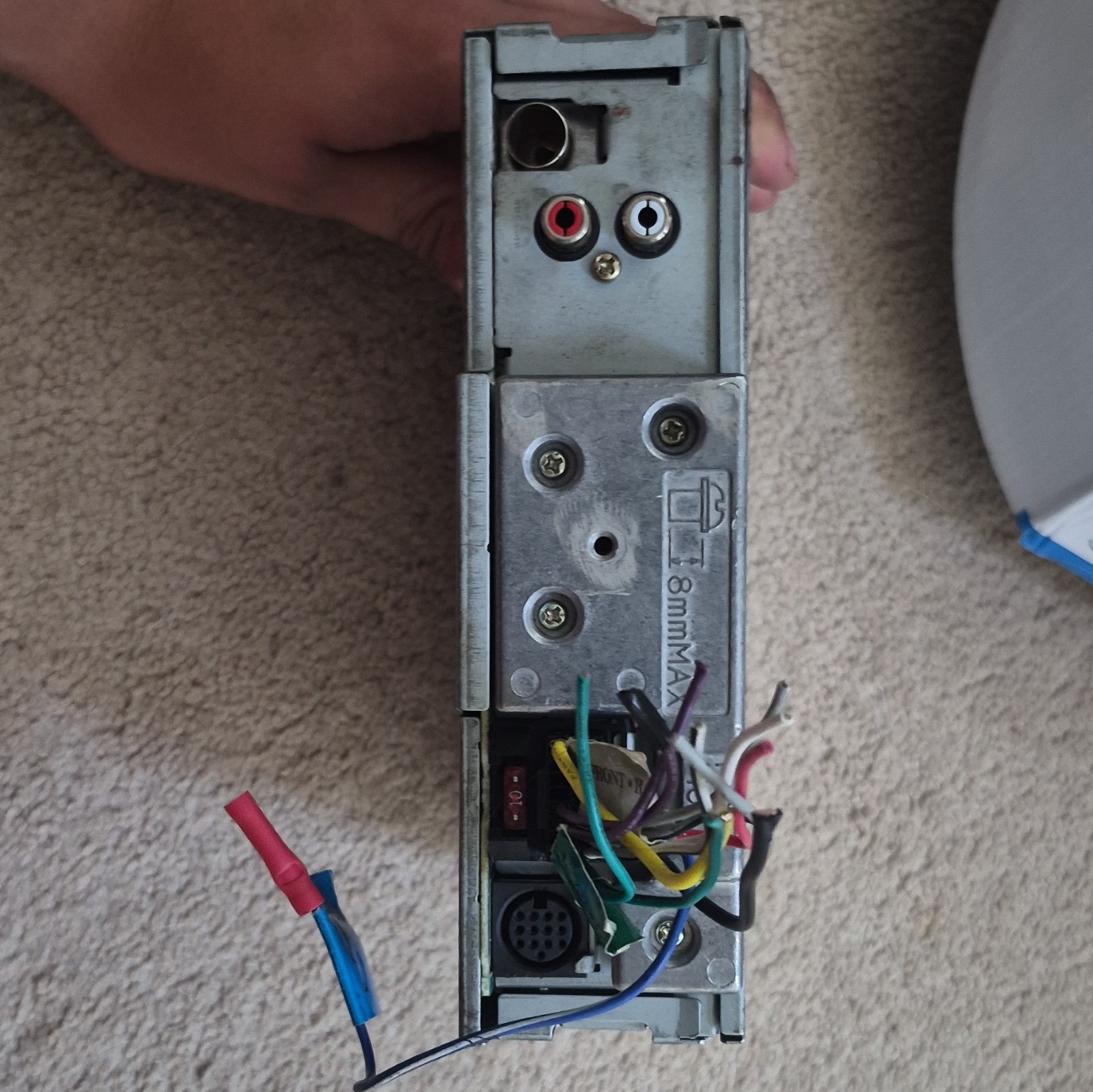 UNTESTED Kenwood KRC-302 Cassette Receiver with CD/MD-Changer Control