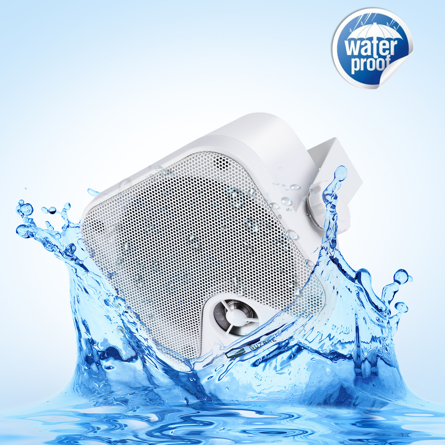 Marine Waterproof Radio Digital Media Audio Package w/ Bluetooth/AUX/USB