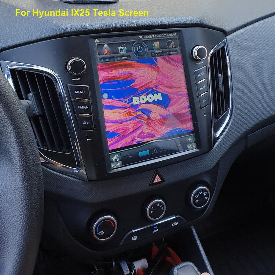 10.4″ Android Navigation Car Gps Stereo For Hyundai Ix25/santa Fe 2014~2018