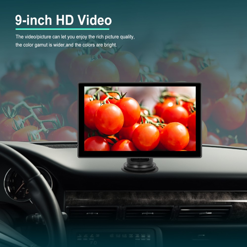 9″Portable Car Stereo Radio Wireless Apple Carplay/Android Auto Touch Screen GPS