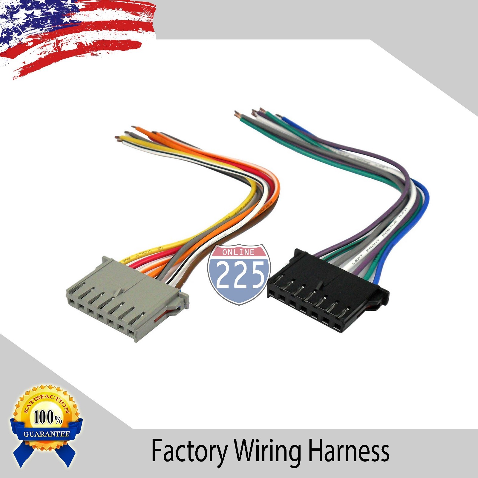 Car Stereo Wiring Harness Factory Radio Male Plug Chrysler Dodge Jeep 1984-2002