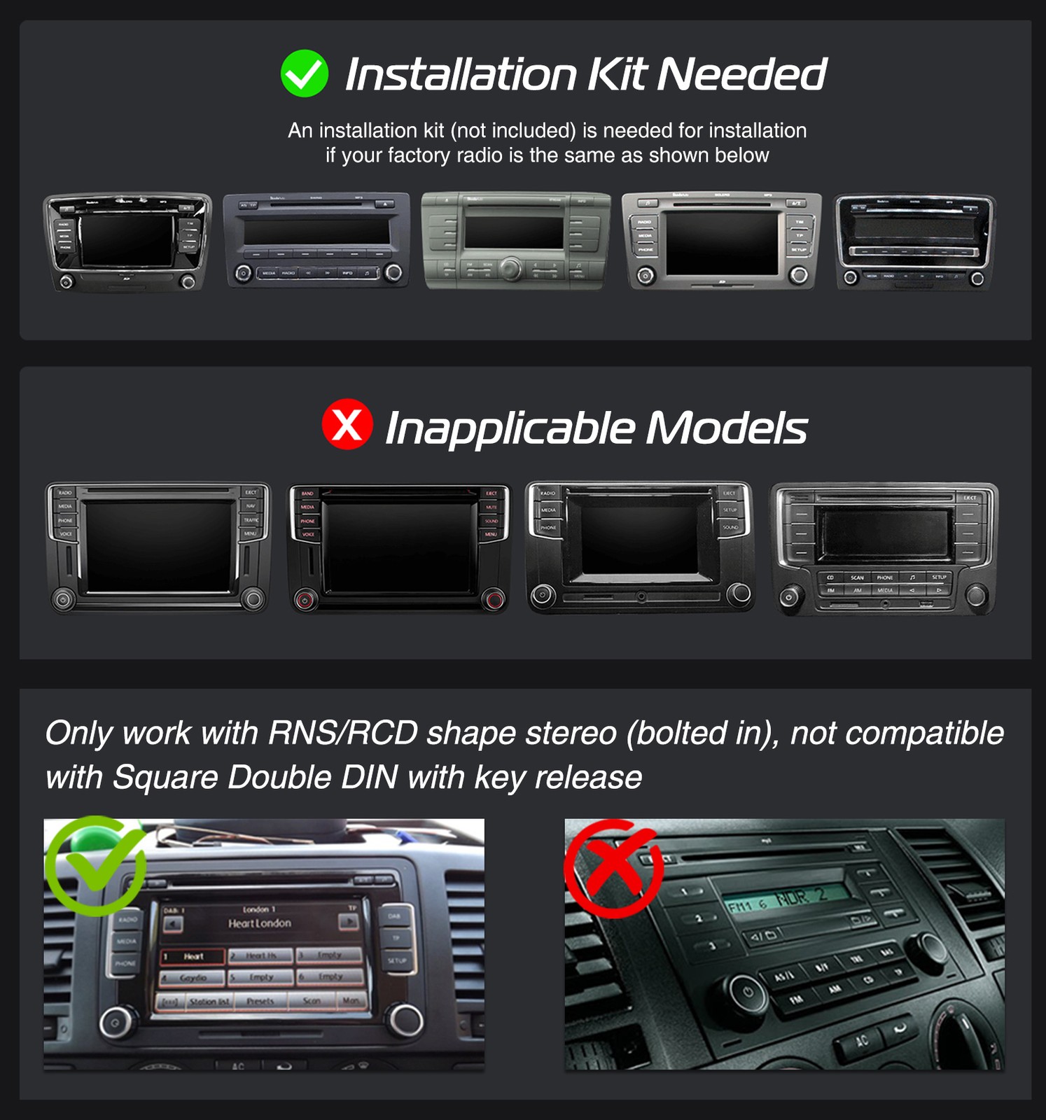 For VW Volkswagen Jetta Passat GPS Nav Car Stereo Radio Carplay Android 14 BT FM