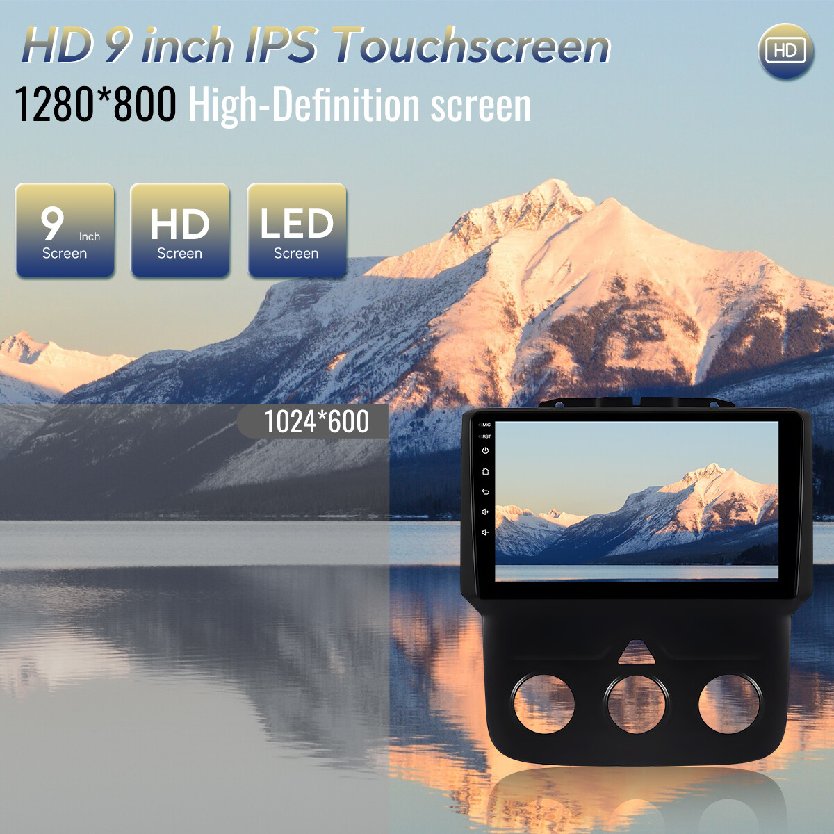 For 2013-2018 Dodge Ram 1500 2500 3500 Car Stereo Radio GPS Carplay Android 15