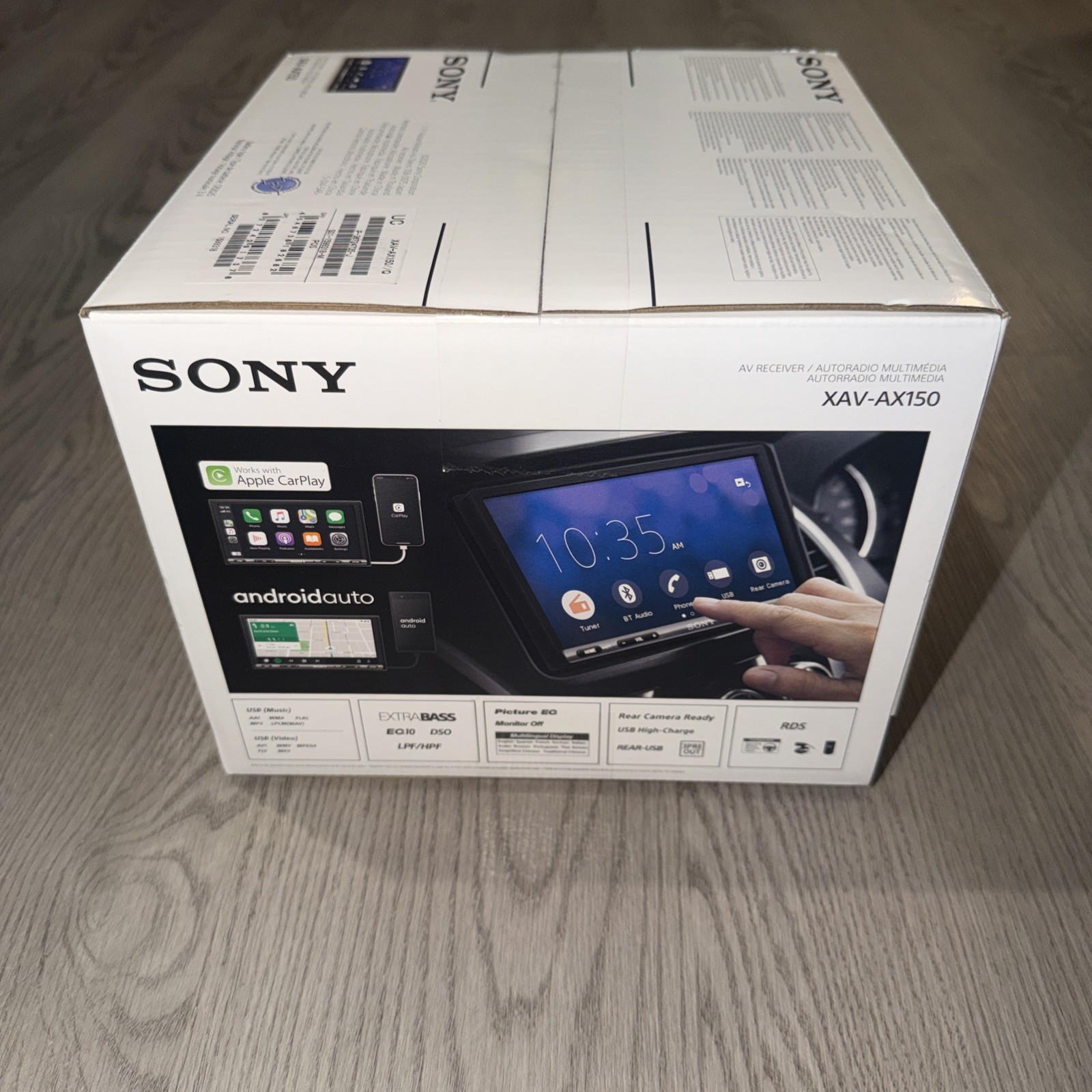 Sony XAV-AX150 Apple CarPlay/Android Auto 7″ Touchscreen-Double-DIN In-Dash Unit