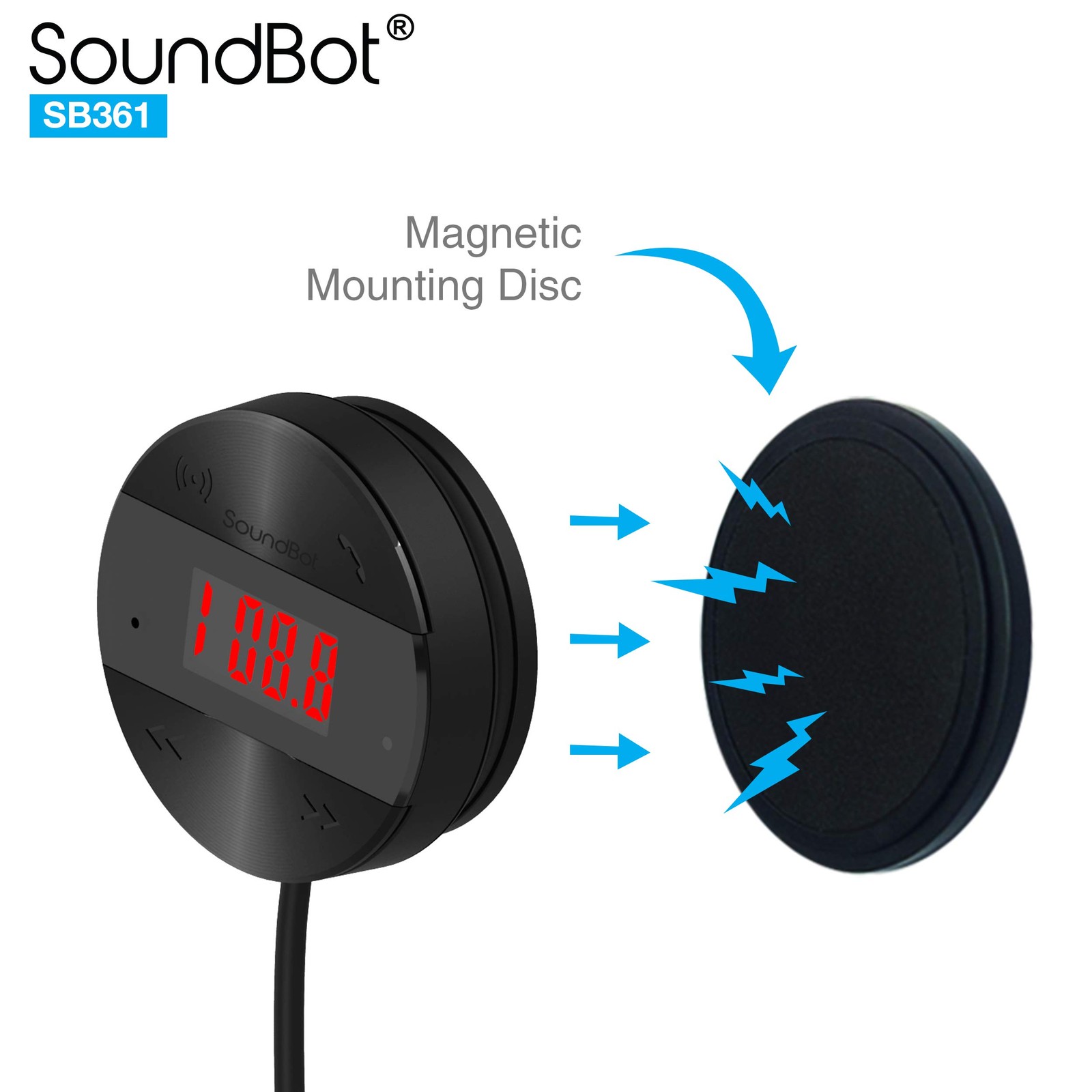 SB361 FM Radio Wireless Car Kit Universal Receiver Transmitter Accessory Full…