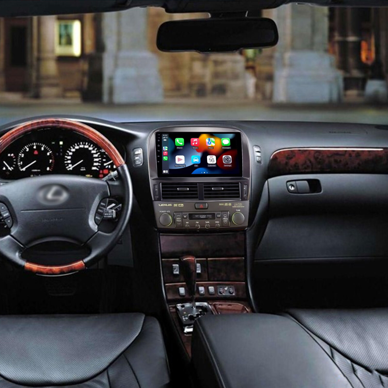 For Lexus LS430 2001 2002 2003-2006 Android 13 Stereo GPS Nav Wifi Radio CarPlay