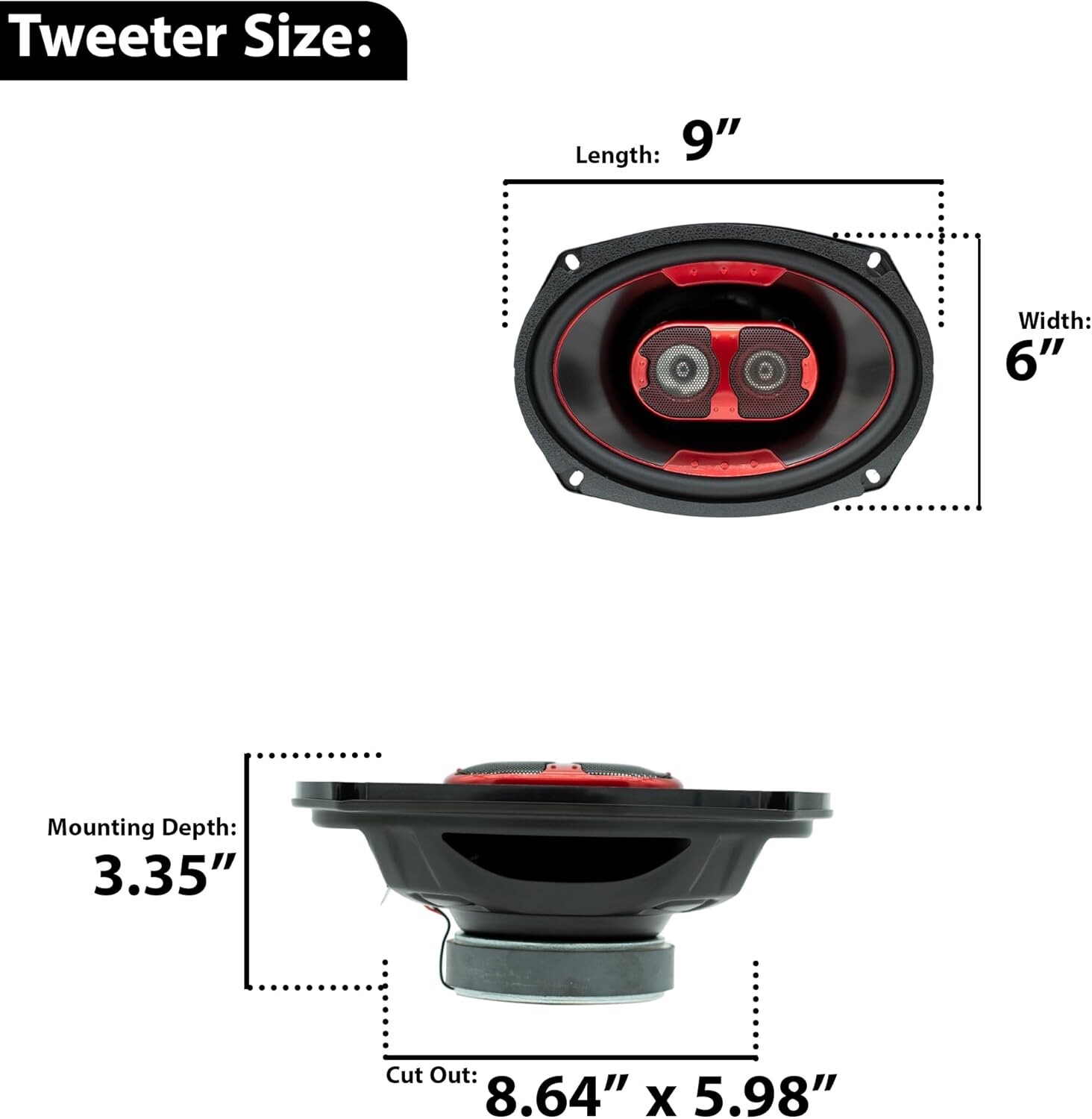 4x MB Quart Factory Speaker Upgrade FOR Dodge Ram Truck 1500 2002-2008