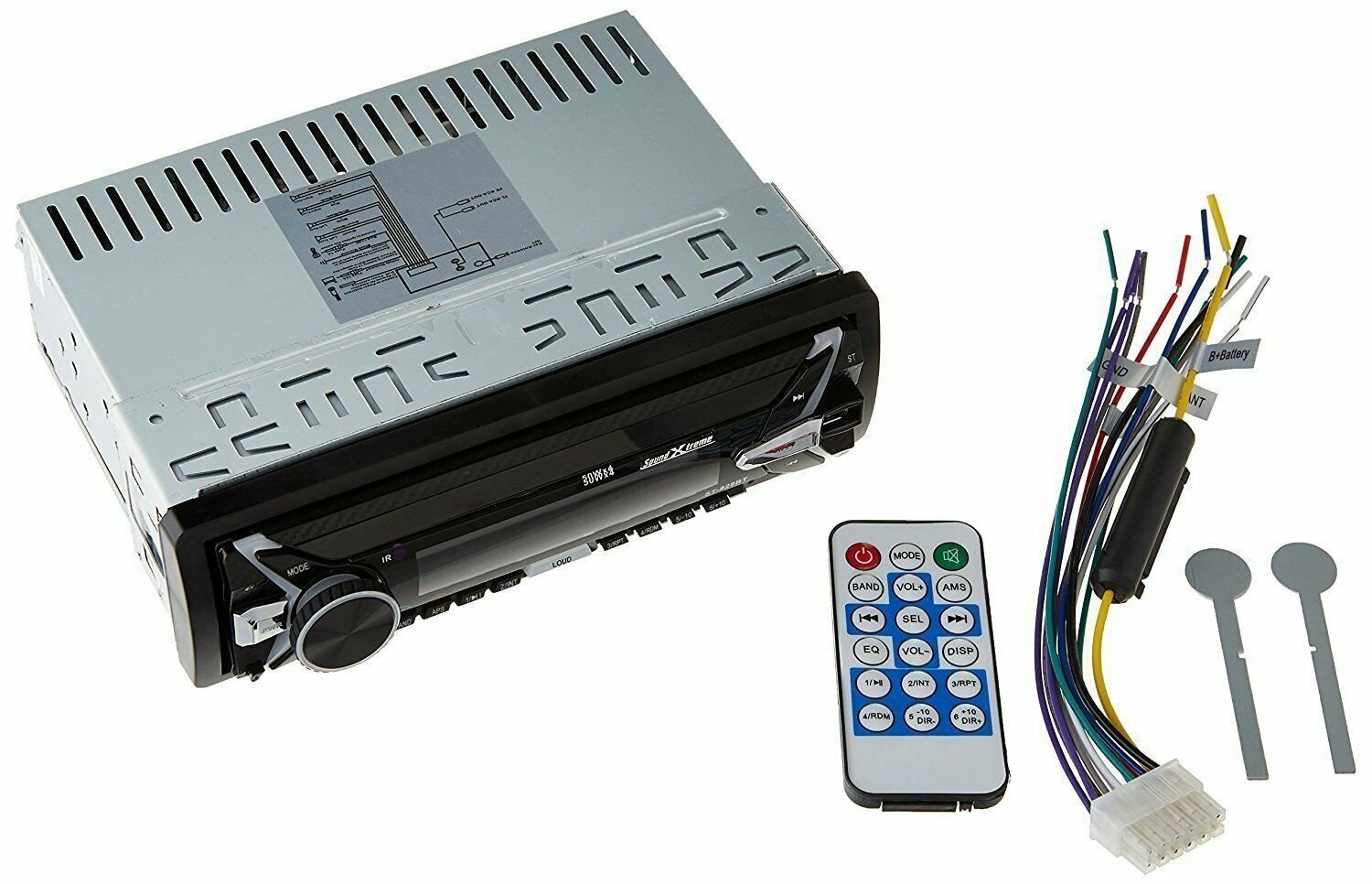 SoundXtreme ST-928BT SINGLE DIN In-Dash Receiver MP3/AM/FM/USB/AUX/SD Work w/ BT