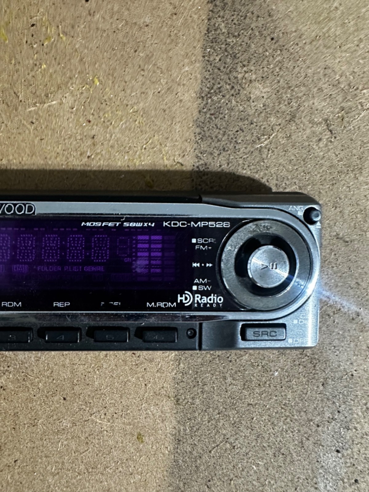 Kenwood KDC-MP528 Radio CD Reciever Face Only