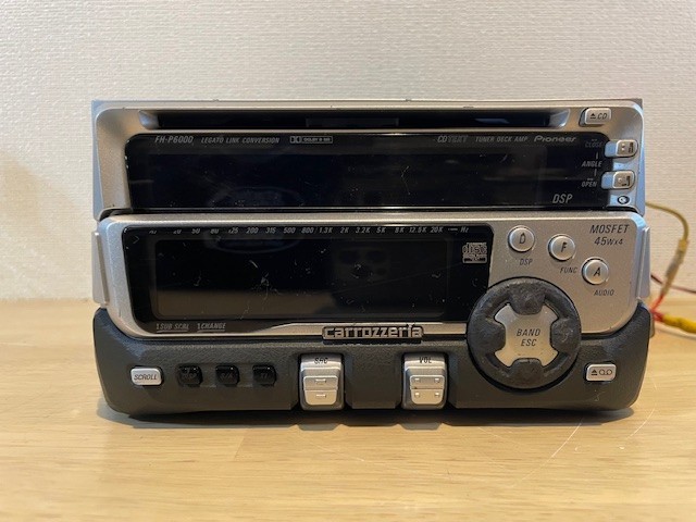 Pioneer Carrozzeria FH-P6000 2DIN Car Audio CD Cassette Player With Bluetooth