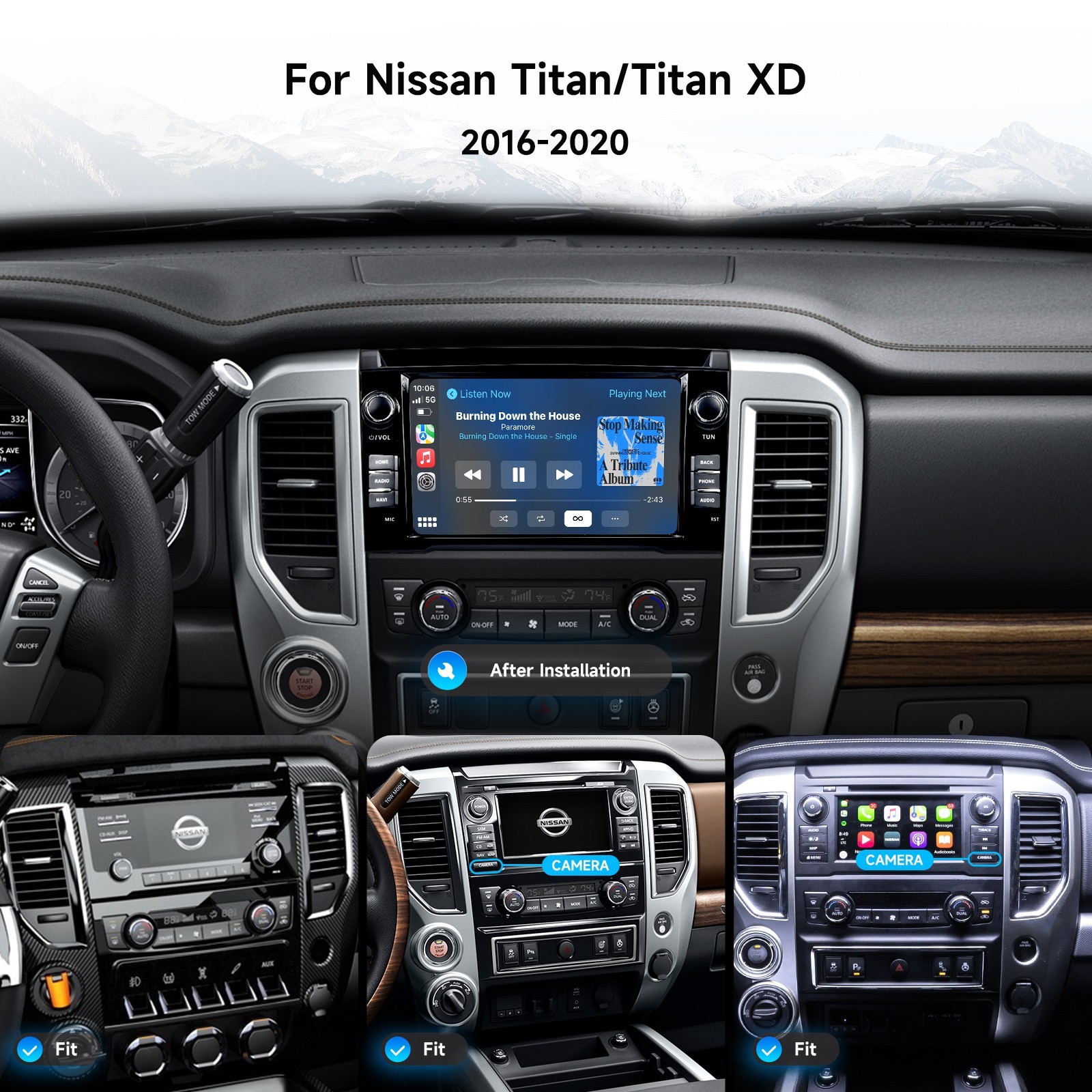 Dasaita Car Stereo for Nissan Titan 2016-2020 Android 13 Radio Gyro DTS GPS BT