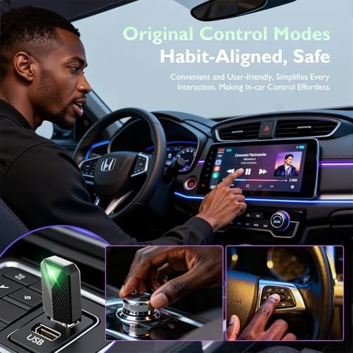 Wireless Carplay Dongle Wired to Wireless Converter