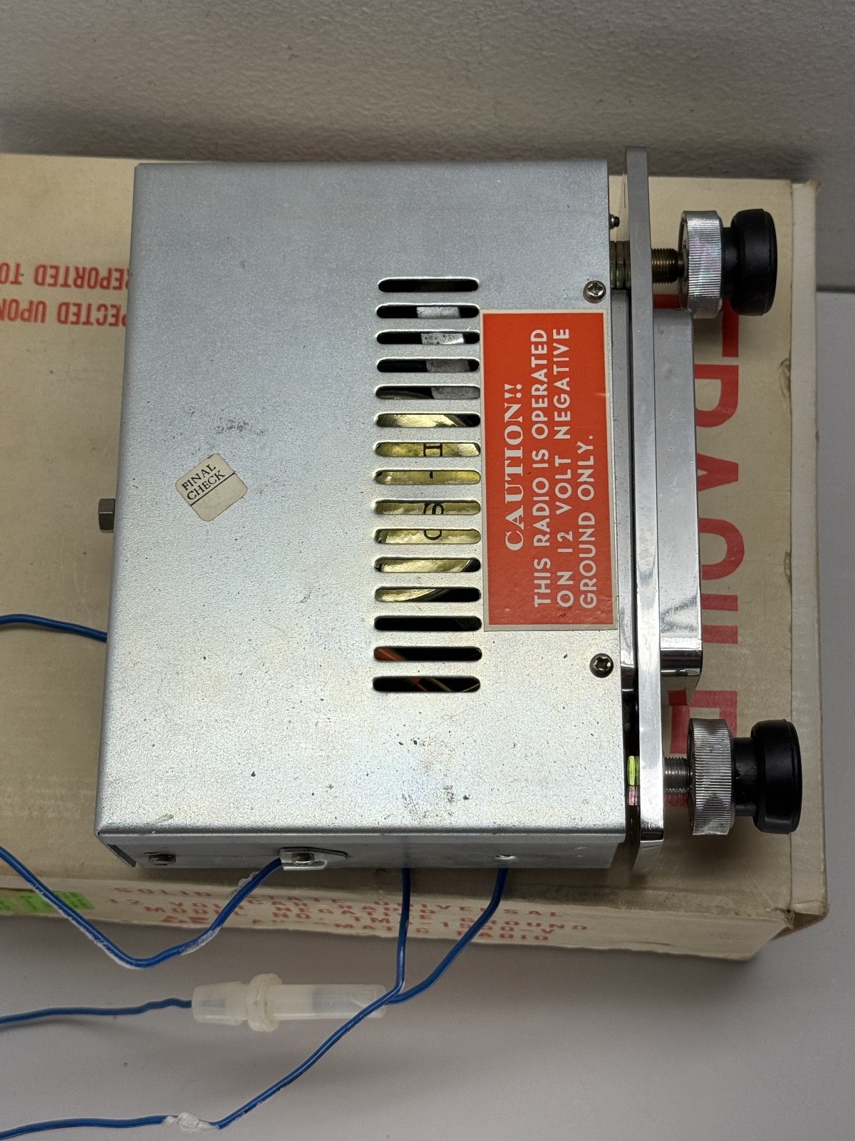 Vintage Automatic Car Radio TMA-1550-V Universal Solid State 12V Hong Kong READ