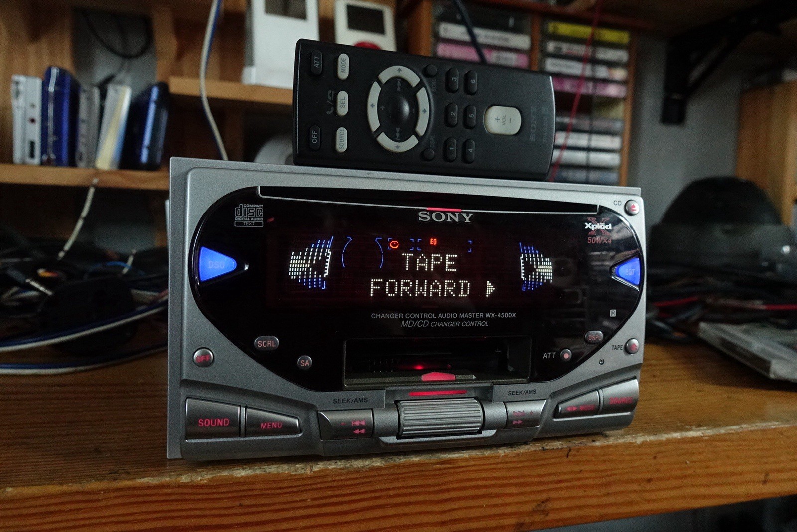 Sony xplode WX-4500x. 2 Dins Cassette/CD/FM/Bluetooth Deck.