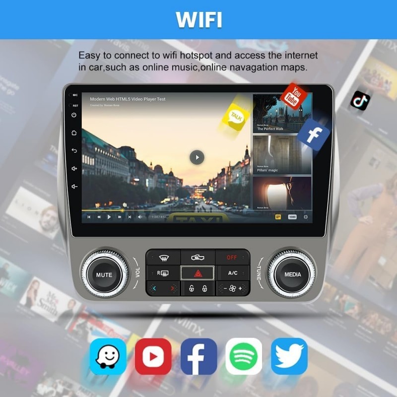Android 13 Stereo Radio GPS + Backup Camera For Chevrolet Camaro 2008-15 Carplay