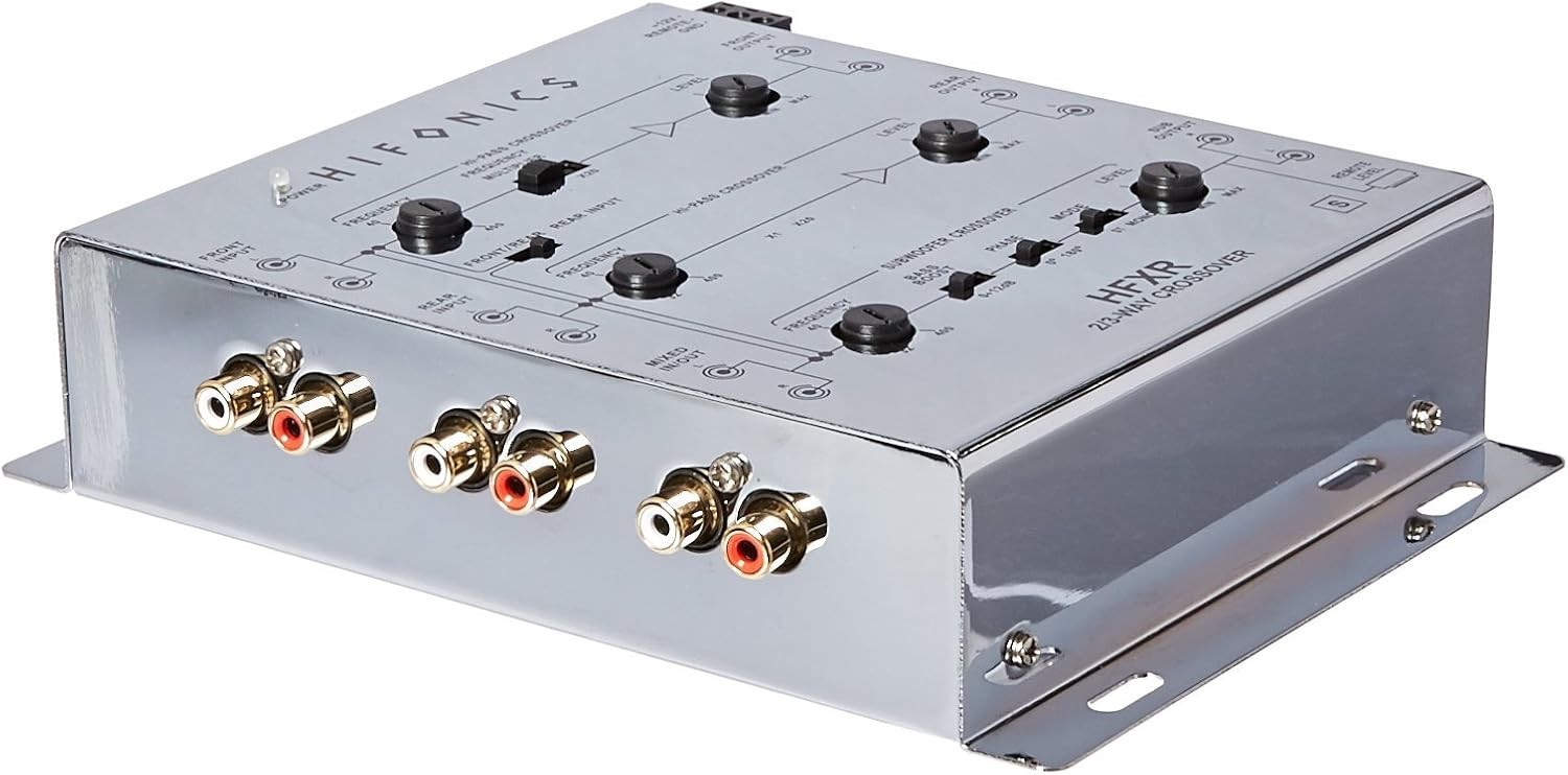 Hifonics HFXR 3-Way Active Crossover With Remote & 8.5 Volt Preamp Output