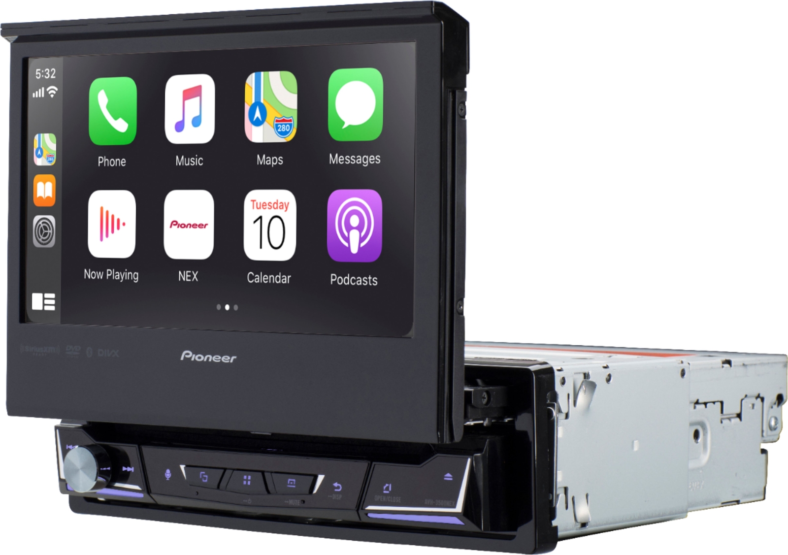 Pioneer 1-DIN 6.8 Touchscreen Car Stereo DVD Player Receiver
