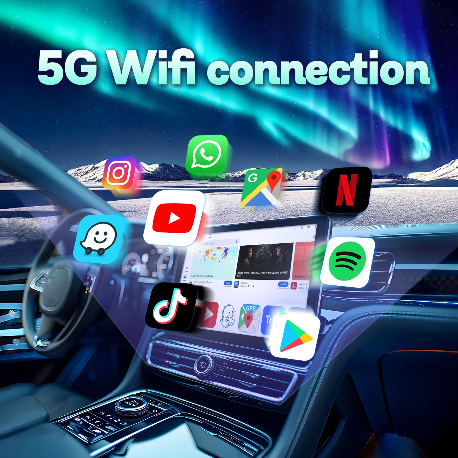 64G for Toyota Camry 2015-2017 Android Auto Car Stereo GPS Carplay Radio Camera