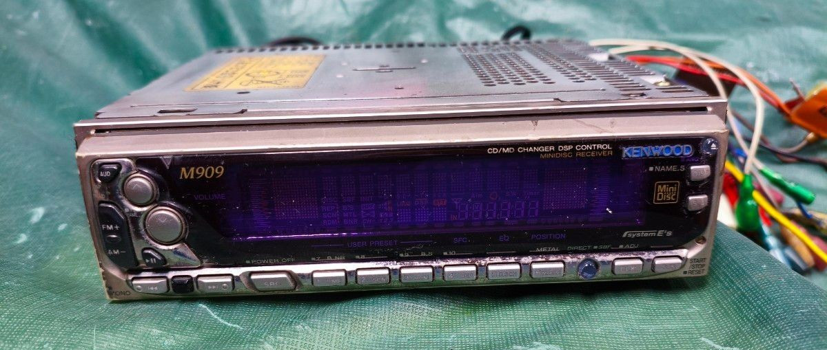 Kenwood M909 Mini Disc Receiver MD/CD CHANGER DSP CONTROL Car Audio Japan 1DIN