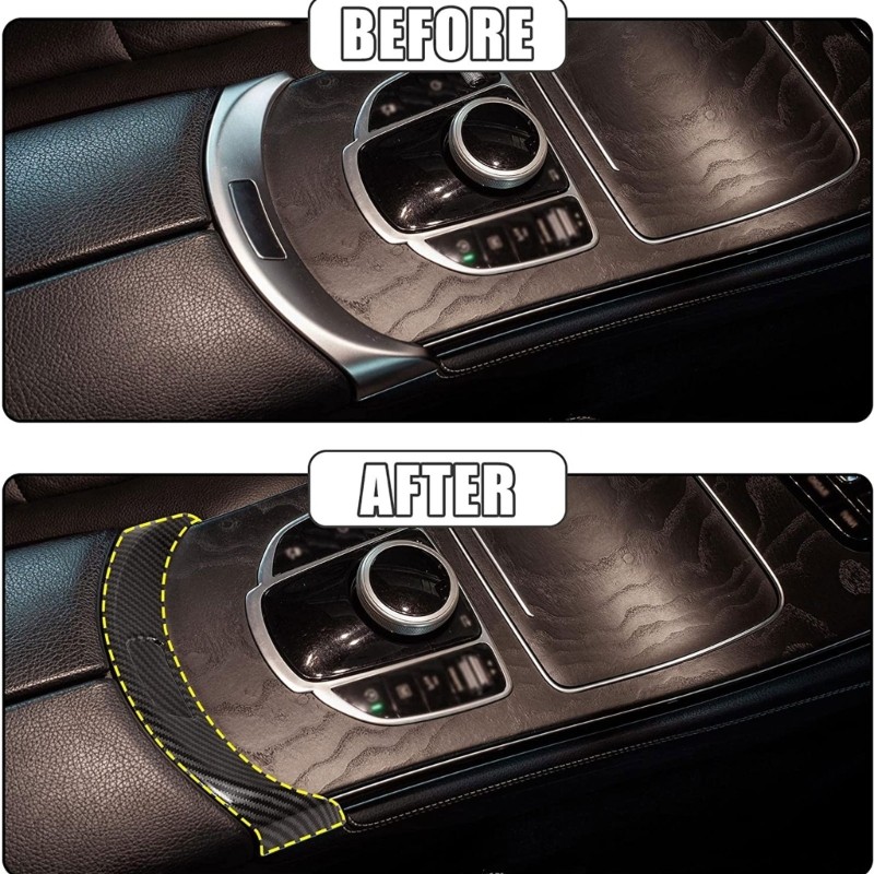 Car Center Console Armrest Box Trim Switch Button Panel Cover for GLC260L GLC300