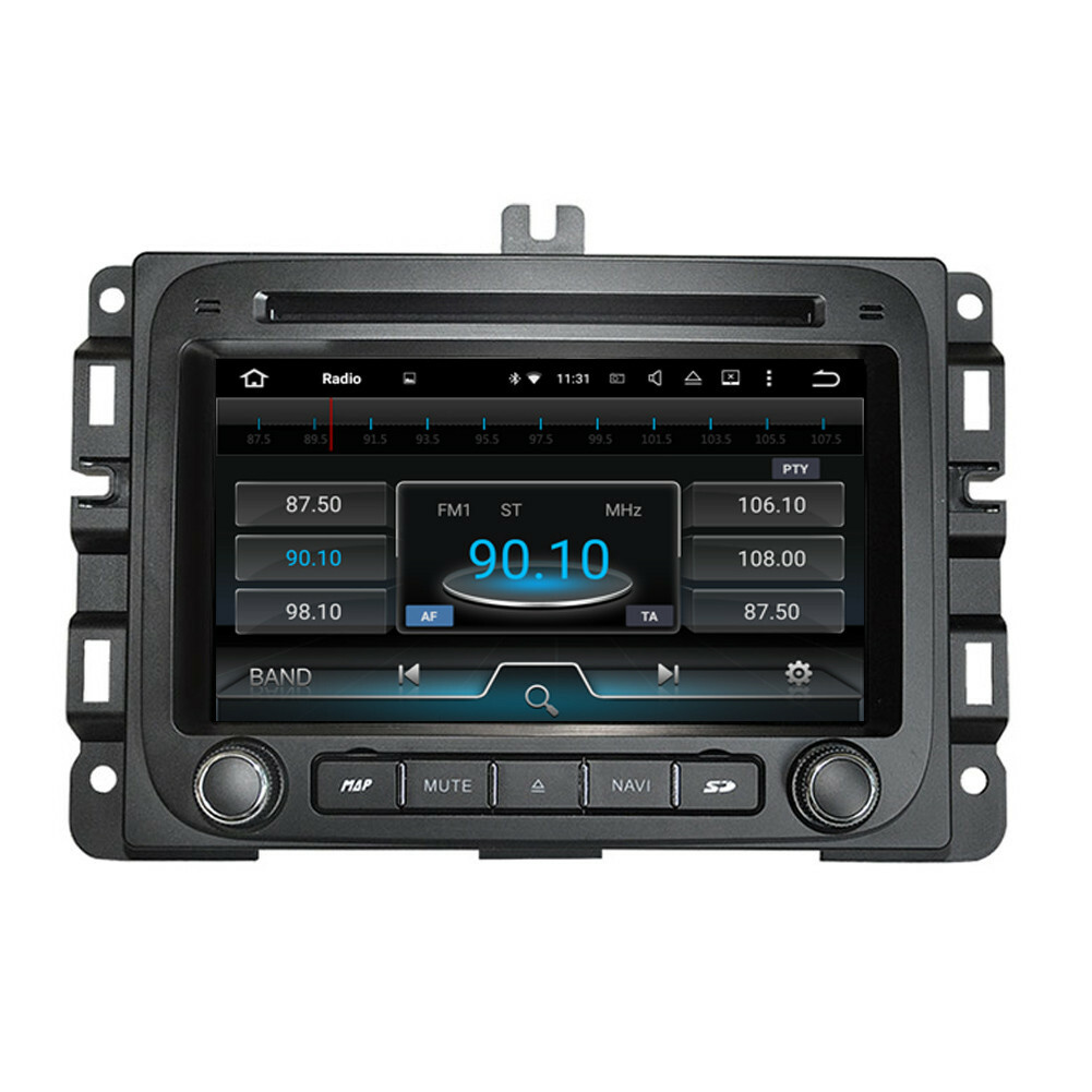Android Unit For Jeep Dodge RAM 1500 2014-2017 4+64GB Car GPS Navi Stereo Radio
