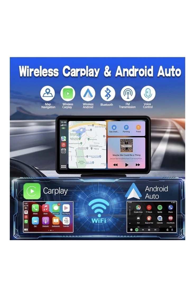 Q9S Wireless Smartscreen Stereo – CarPlay and Android Auto