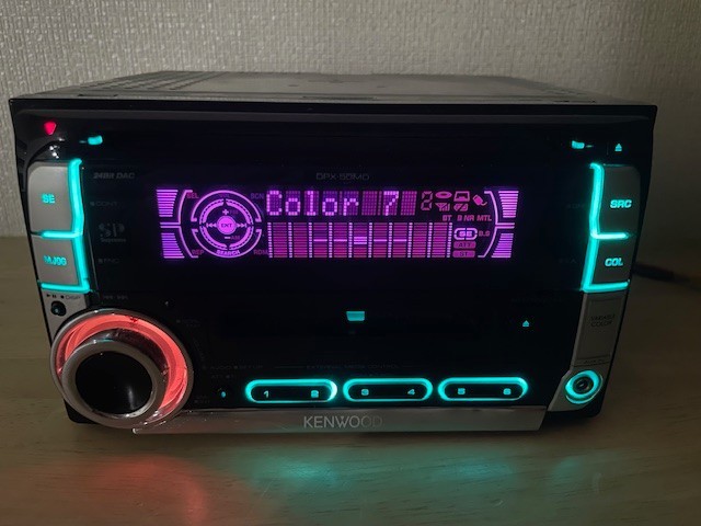 KENWOOD DPX-50MD 2Din Car Audio CD MD MDLP MP3 AUX Player Operation Confirmed