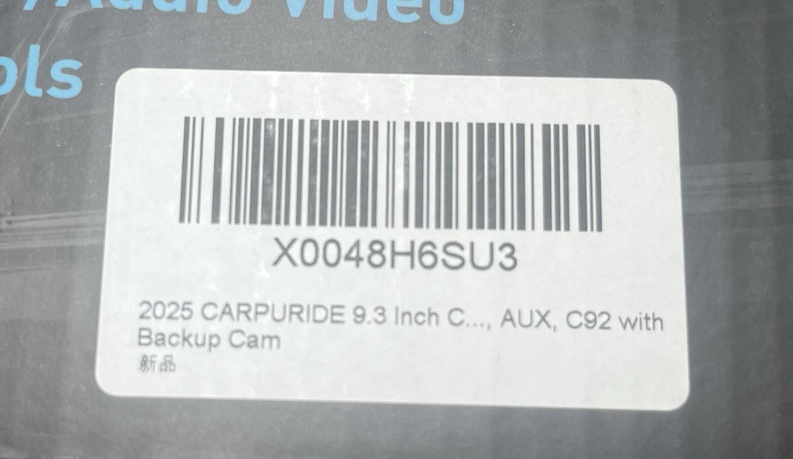 Carpuride C92 Portable Car Carplay Compatible w/ Apple Carplay, Android