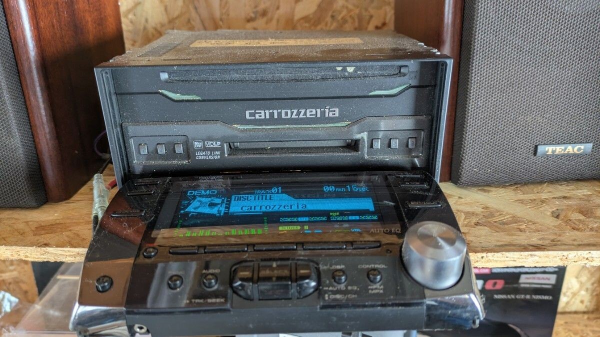 Carrozzeria FH-P919MDR Pioneer 2DIN CD MD Player JDM Tested used