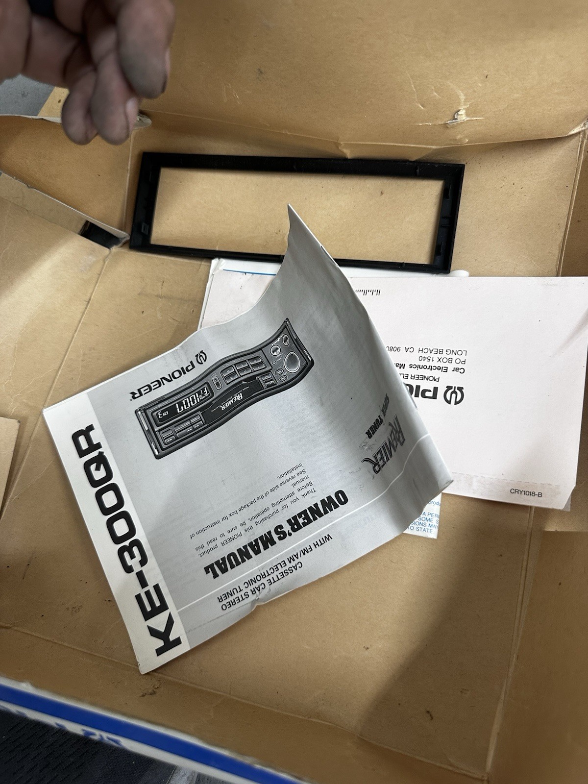 Pioneer Premier KE-300QR Car Stereo For Parts Not Tested