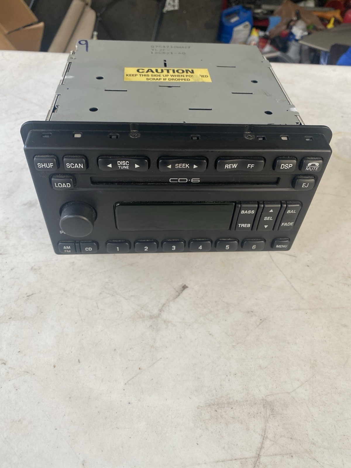 98-04 Ford Radio 6 Disc CD Player AM/FM Explorer Mustang 1L2F-18C815-BD