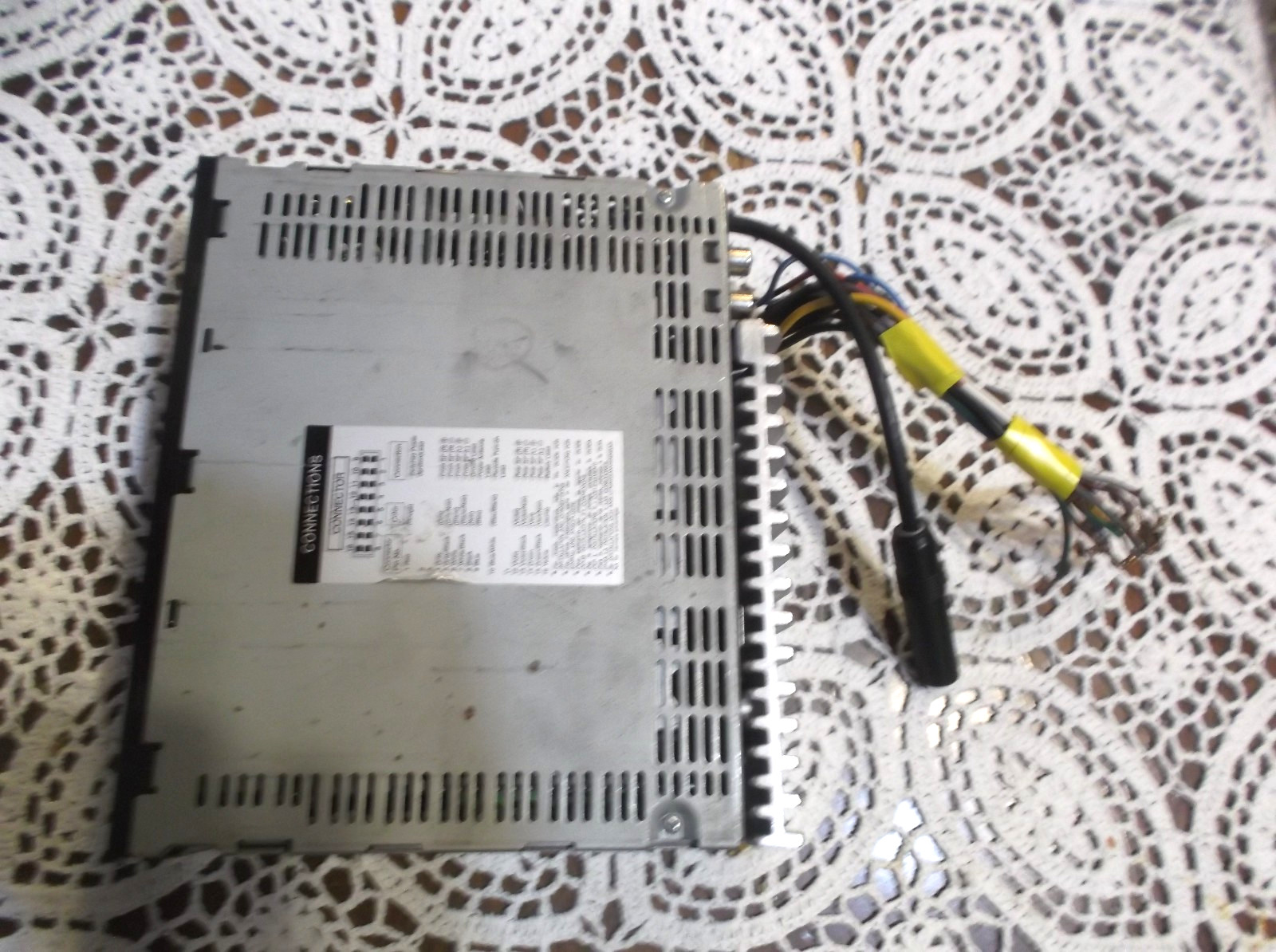 ALPINE CDM-9821 CD CAR RADIO BODY WITH WIRING PLUG