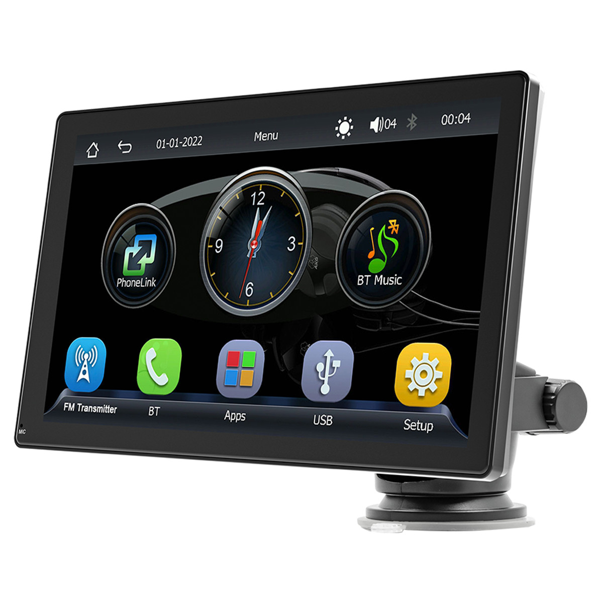 9in Radio Car Stereo Touch Screen MP5 Player BT For Apple CarPlay Android Auto