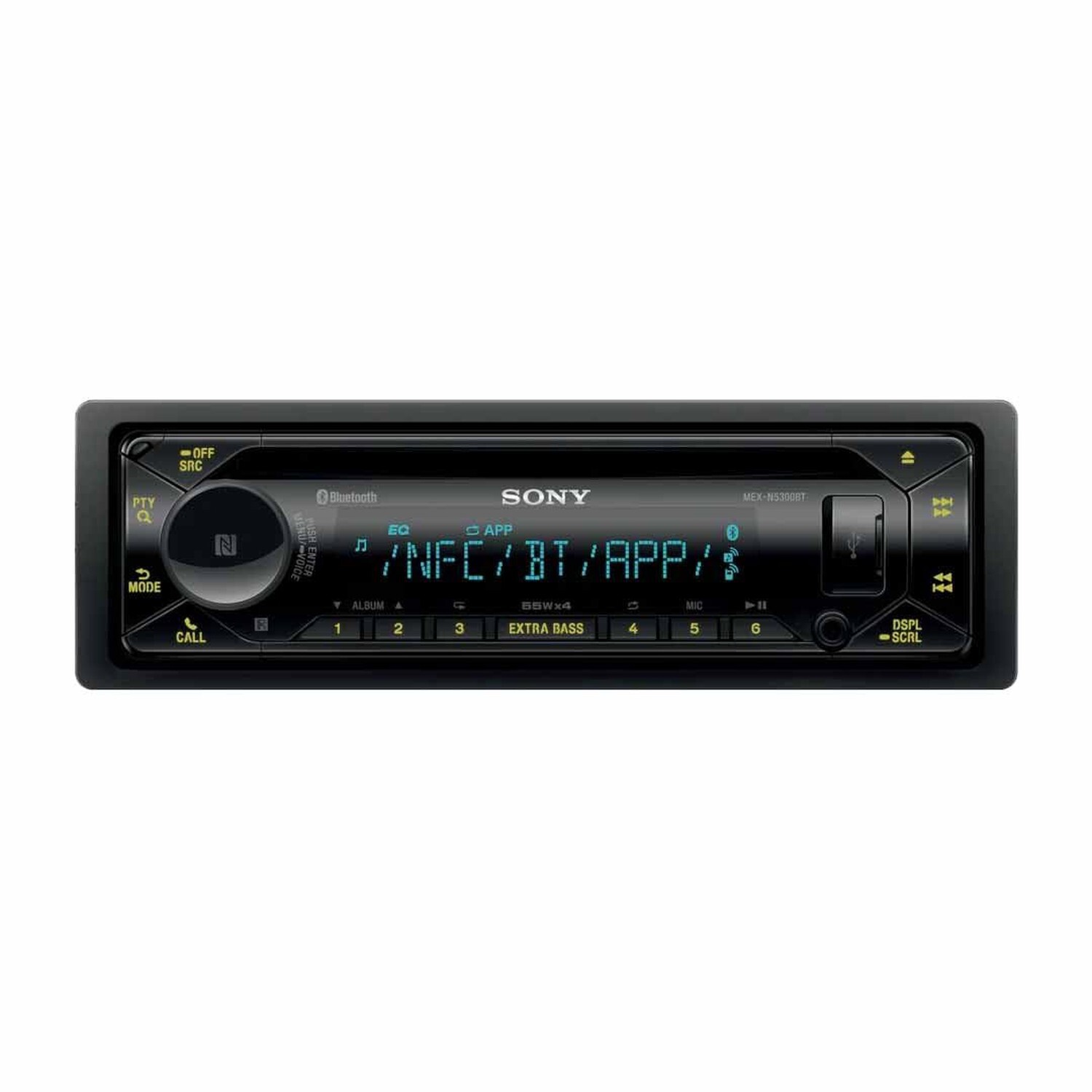 Sony MEX-N5300BT Car Stereo SDIN AM FM Radio, Bluetooth, CD Player, USB, AUX
