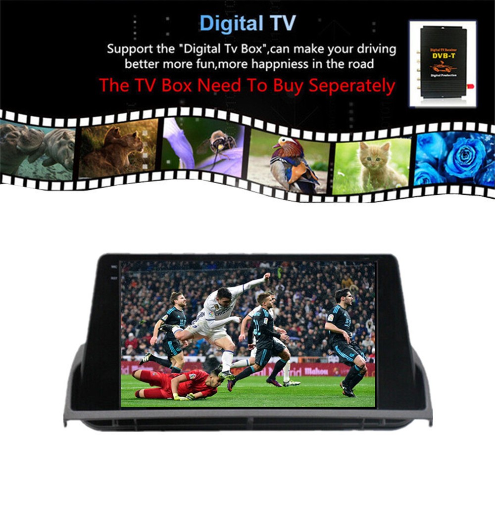 Car Stereo Player HD TV Bluetooth USB WIFI FM Radio Fit For Mazda 6 2004-2015