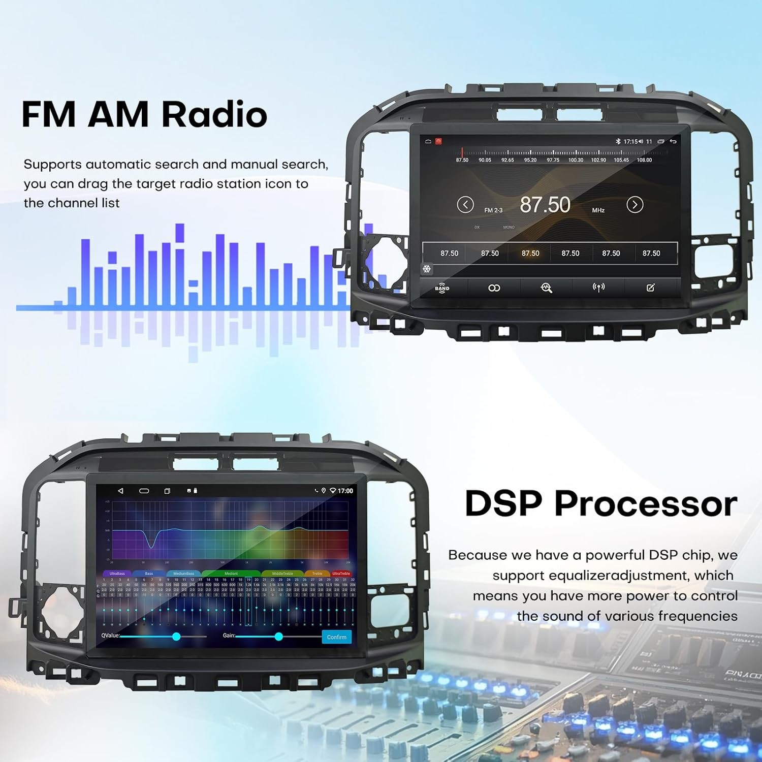 13.1” Car Radio Stereo GPS Carplay Android Auto For Ford F150 2022-2024 64GB