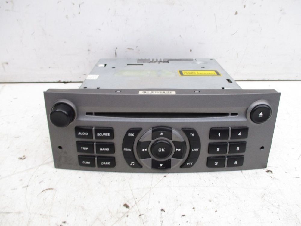 CD Radio MP3 *Code Not Available Fits Peugeot 407 SW (6E_) 2.0 9660647677