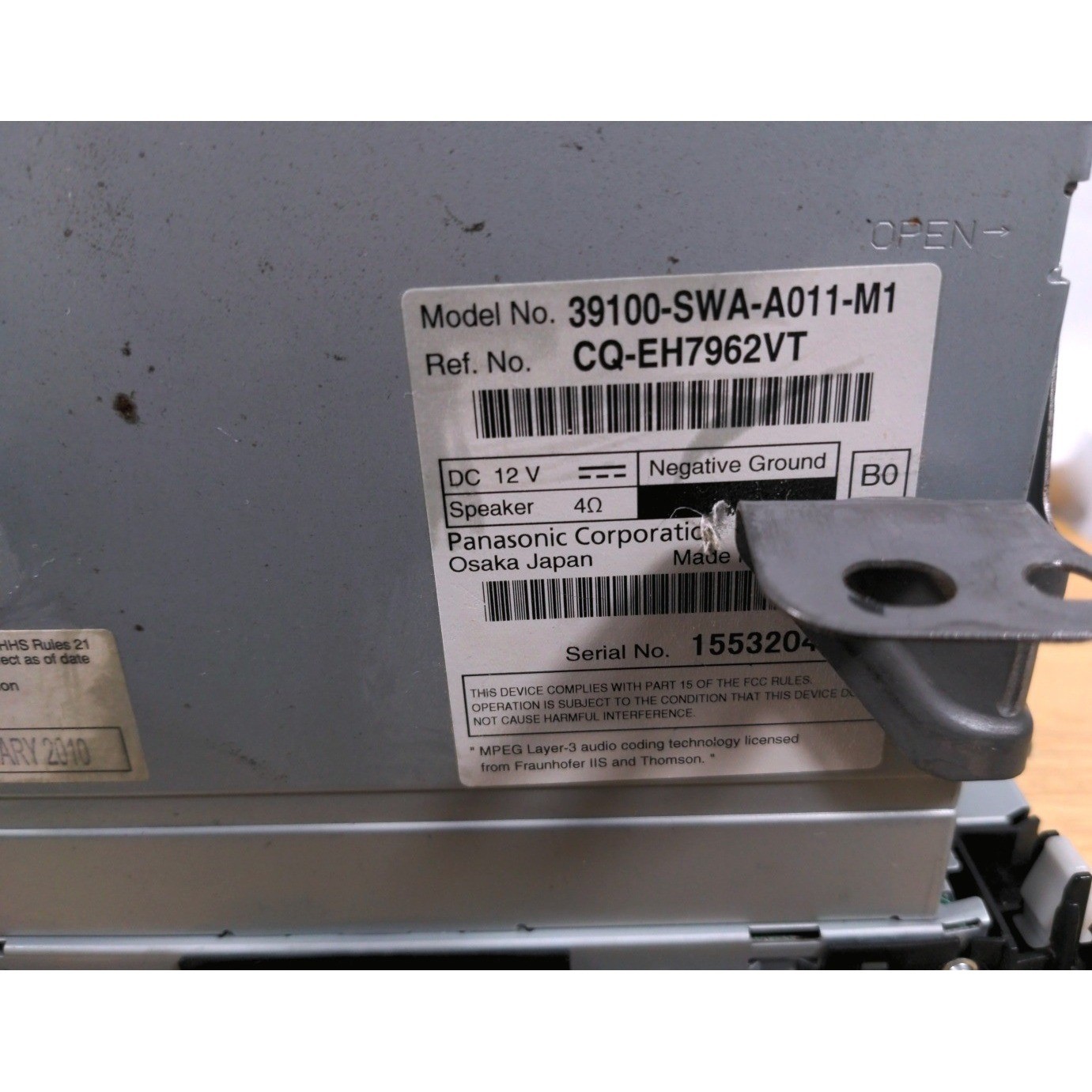 Honda CR-V Radio 6-Disc CD Changer Player 39100-SWA-A011-M1 2007-2011 OEM VTG