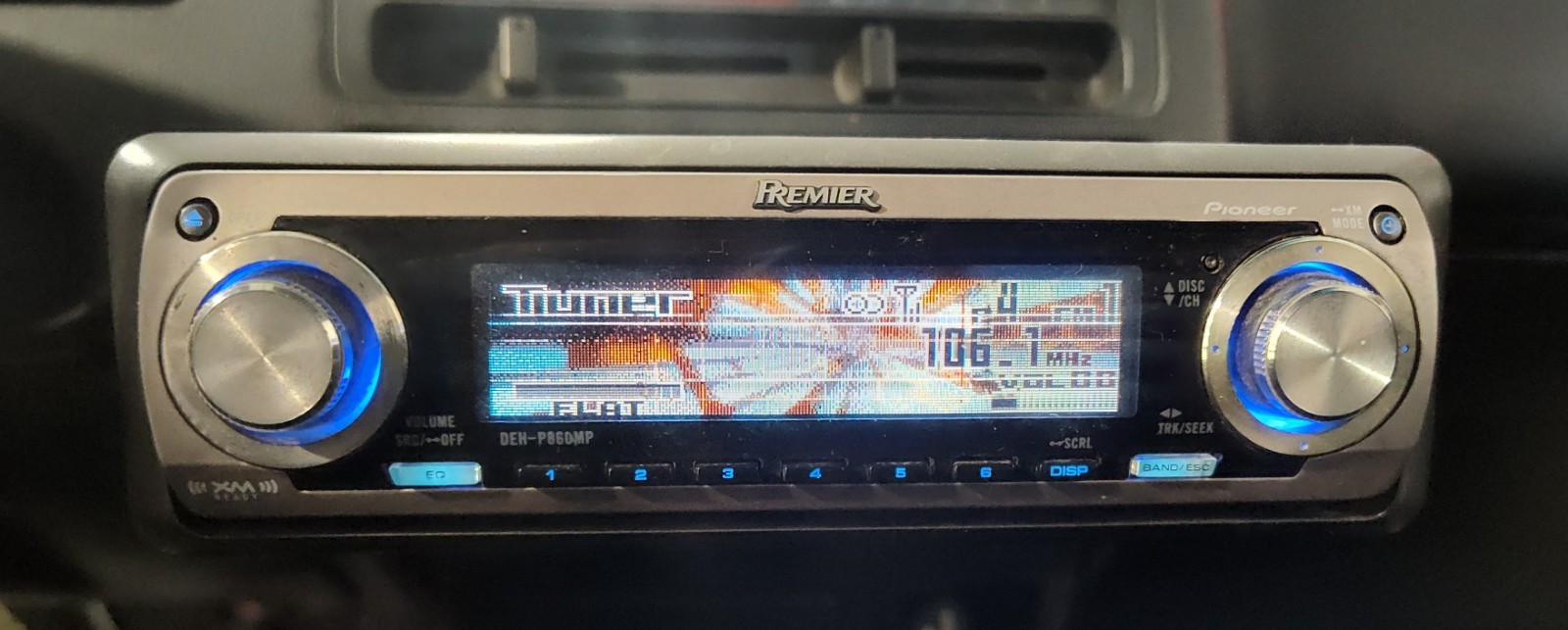 Pioneer Premier DEH-P860MP Old School Stereo OEL DOLPHIN GRAPHICS Parts Only
