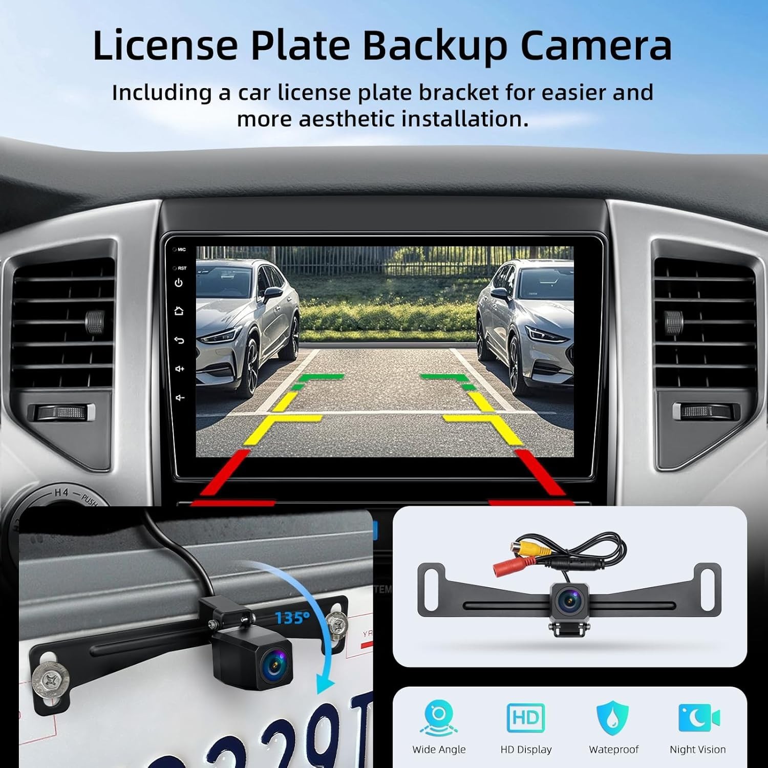 Toyota Tacoma 2005-2015 Android 15 Car Stereo 2+64G Carplay w 9″ Touchscreen