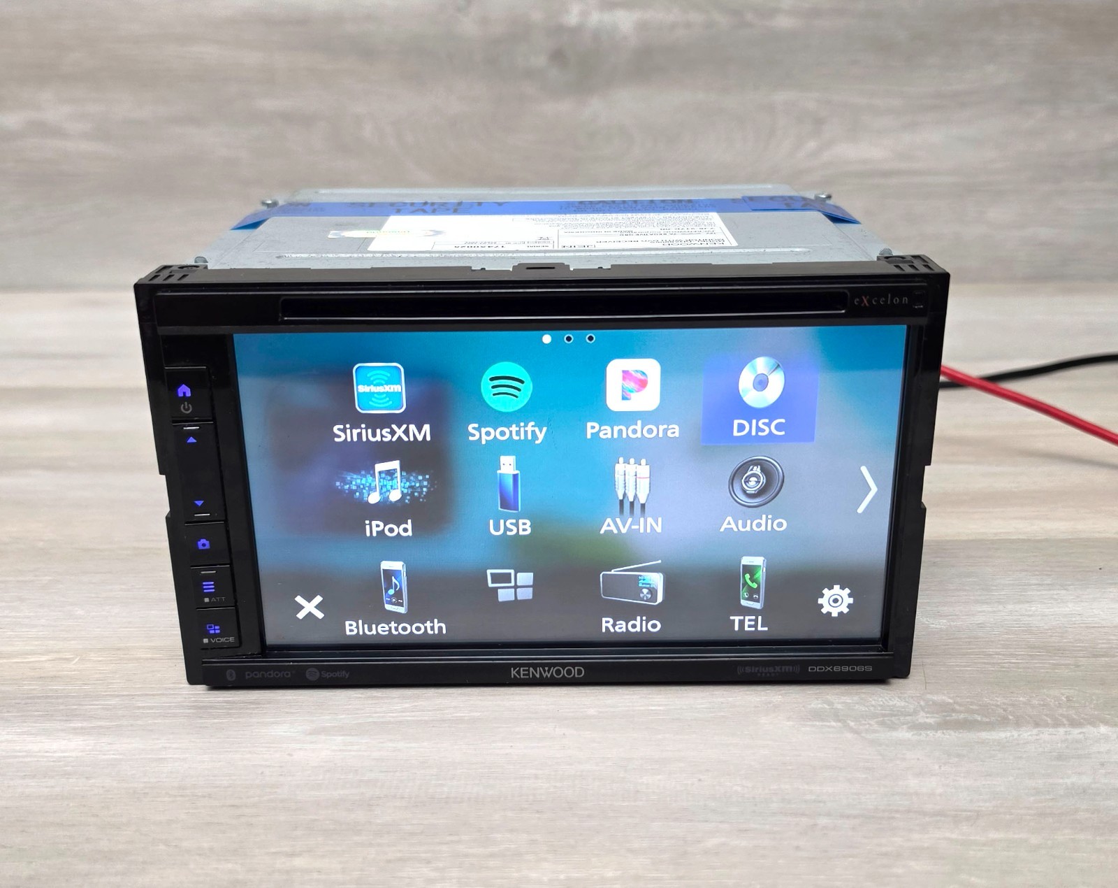 KENWOOD EXCELON DDX6906S DOUBLE DIN TOUCHSCREEN DVD BLUETOOTH HEAD UNIT FM RADIO
